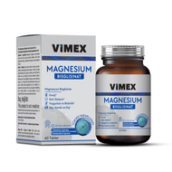 Vimex Magnesium Bisglisinat Enerji Dengeniz ve Huzur Kaynağınız: Yüksek Biyoyararlanımlı Magnezyum Takviyesi!