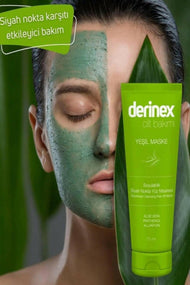 Derinex Cilt Bakımı Yeşil Maske