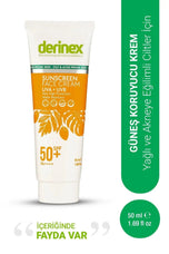 Derinex Güneş Koruyucu Krem (Yağlı Ciltler)