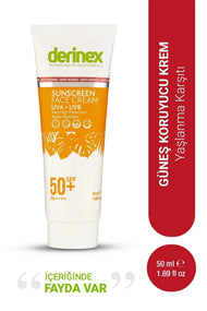 Derinex Güneş Koruyucu Krem (Yaşlanma karşıtı)