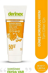 Derinex Güneş Koruyucu Krem (Tüm Ciltler)